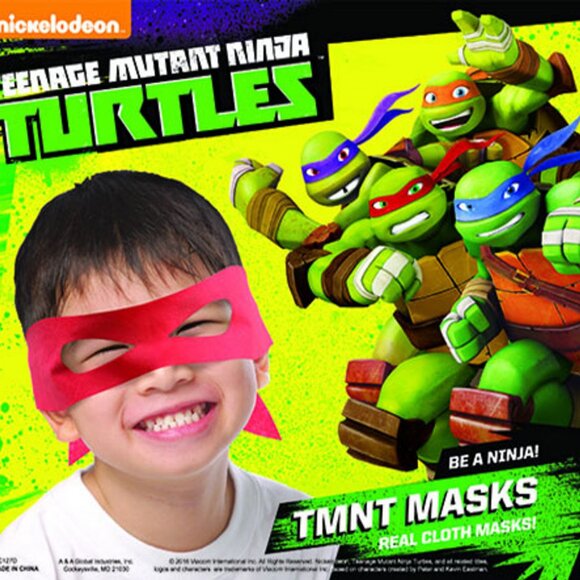 Teenage Mutant Ninja Turtle Masks Set of 10 - Picture 1 of 2